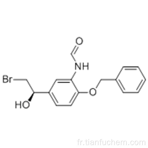 Formamide, N- [5 - [(1R) -2-bromo-1-hydroxyéthyl] -2- (phénylméthoxy) phényle] CAS 201677-59-0